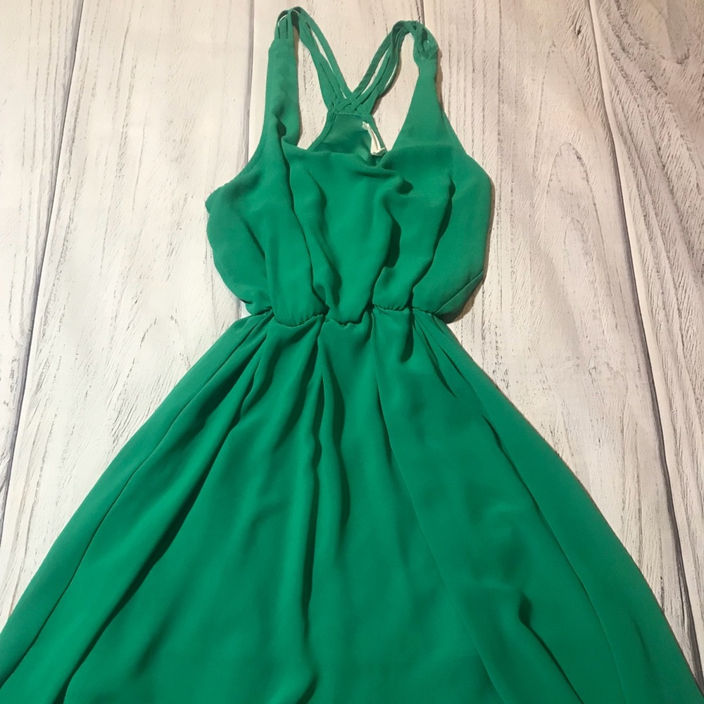 Green Lush Racerback Dress